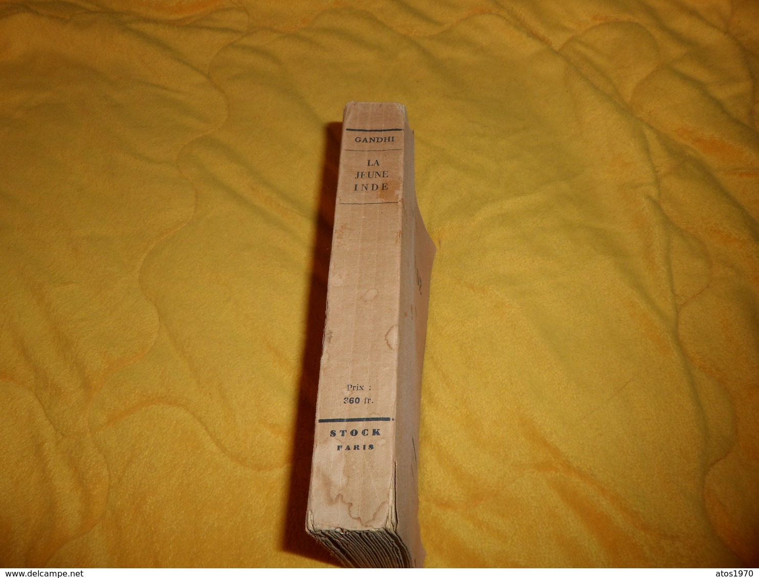 ANCIEN LIVRE GANDHI LA JEUNE INDE EDITIONS STOCK ANNEE 1948..INTRODUCTION DE ROMAIN ROLLAND..