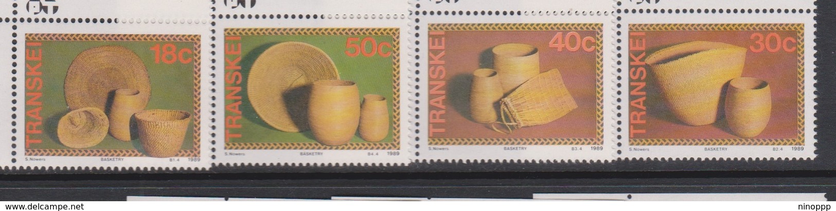 South Africa-Transkei SG 233-236 1989 Basketry, Mint Never Hinged - Transkei