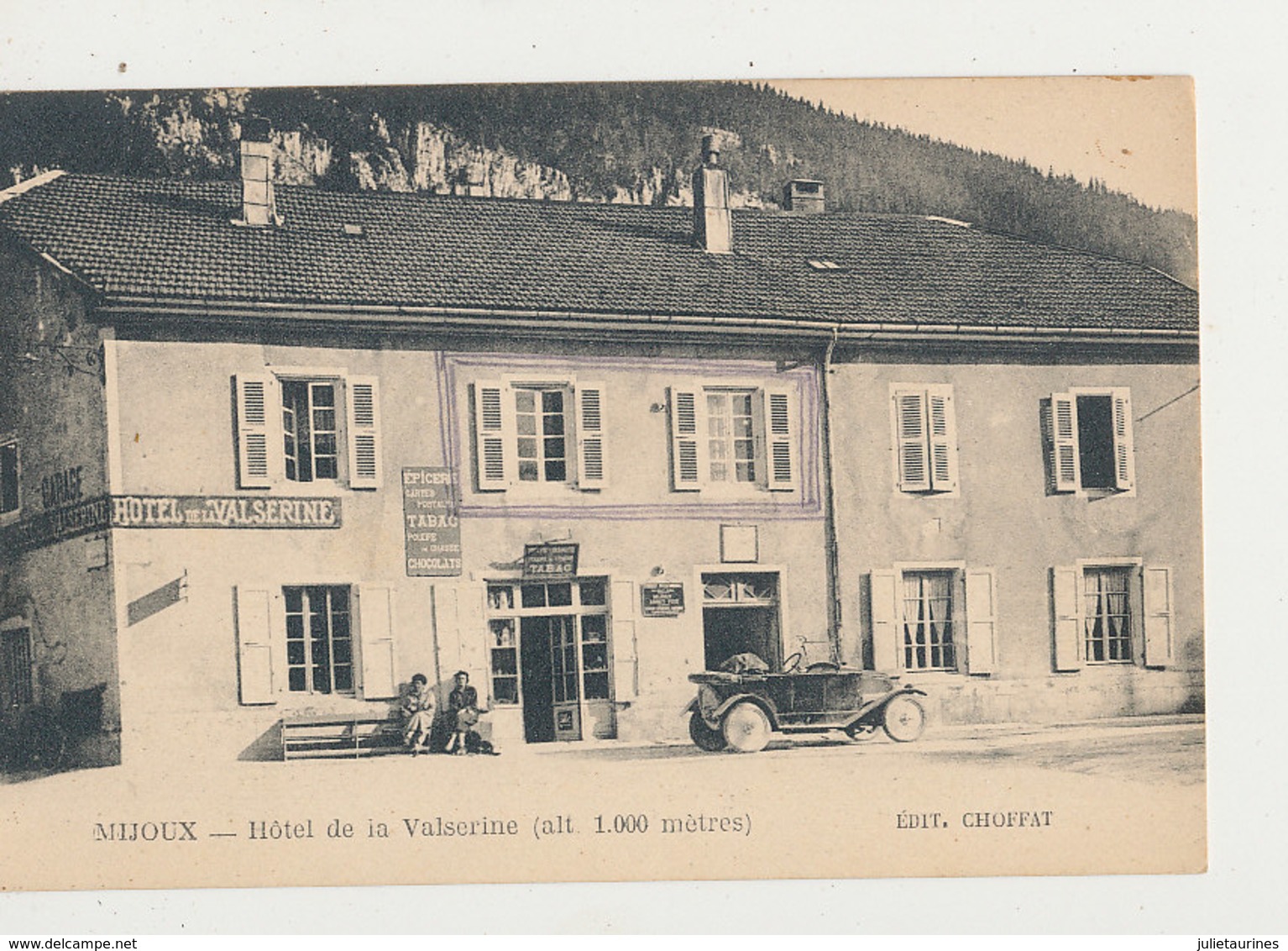 01 MIJOUX HOTEL DE LA VALSERINE CPA BON ETAT - Non Classés