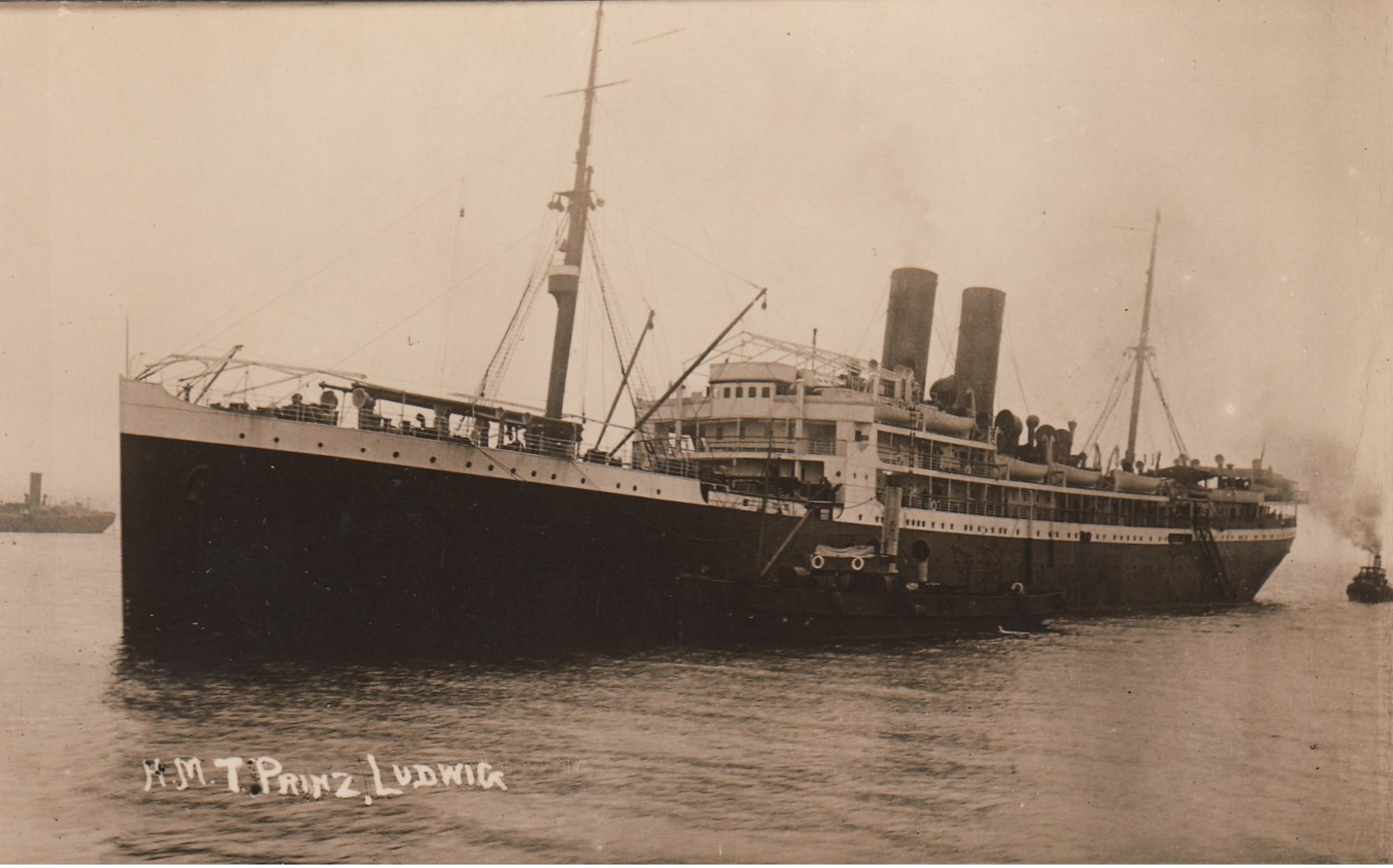 RP: Ocean Liner , R.M.T. PRINZ LUDWIG , 00-10s - Steamers