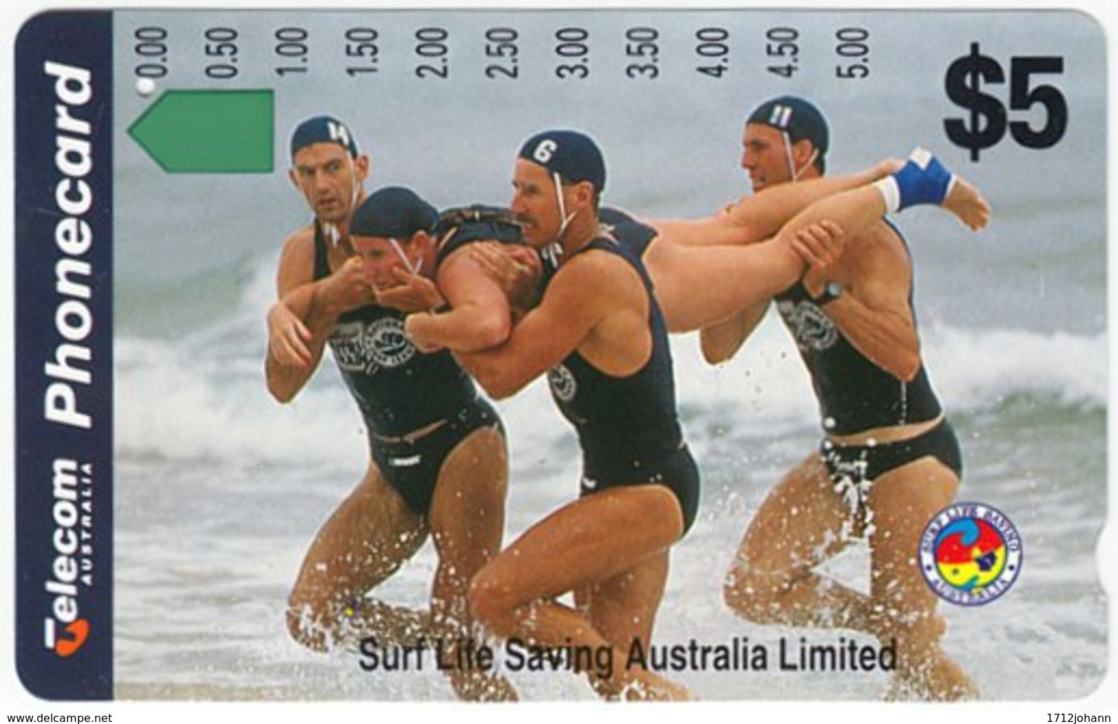 AUSTRALIA B-494 Optical Telecom - Organisation, Surf Live Saving - Used - Australien