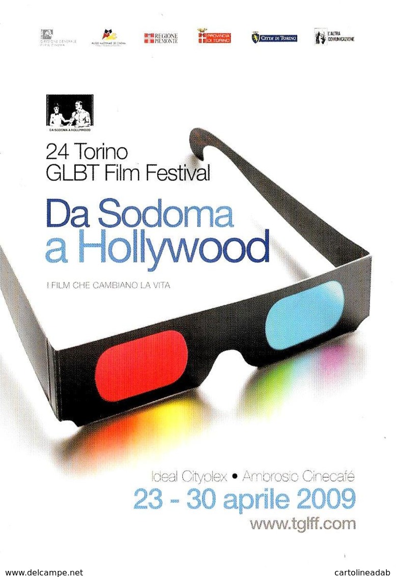 [MD3256] CPM - TORINO - 24 GLBT FILM FESTIVAL - DA SODOMA A HOLLYWOOD - FREECARDS 1129 - NV - Expositions