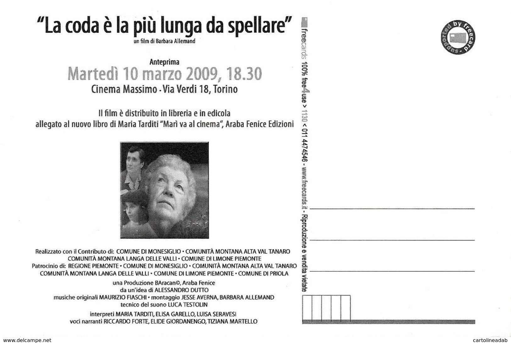 [MD3257] CPM - FILM - LA CODA E' LA PIU' LUNGA DA SPELLARE - FREECARDS 1130 - NV - Manifesti Su Carta