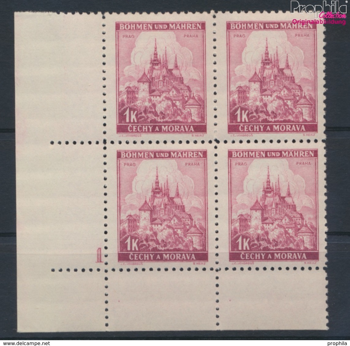 Böhmen Und Mähren 28 Mit Plattennummer Postfrisch 1939 Prag (9310340 - Nuevos