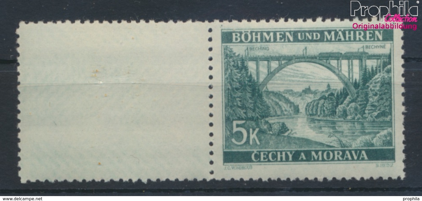 Böhmen Und Mähren 57LW Mit Leerfeld Postfrisch 1940 Freimarken (9310527 - Nuevos