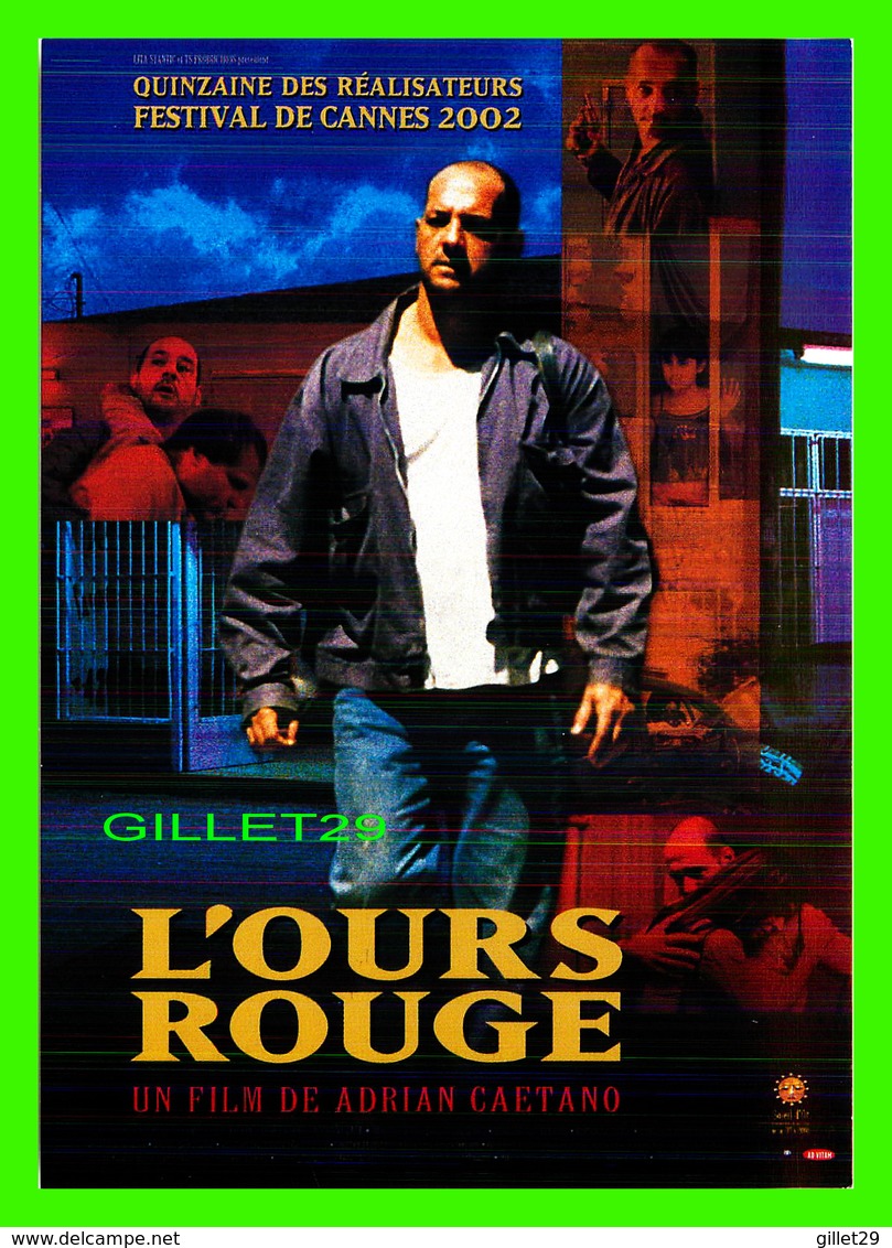 AFFICHES DE CINÉMA - " L'OURS ROUGE " - FILM DE ADRIAN CAETANO EN 2002 - - Plakate Auf Karten
