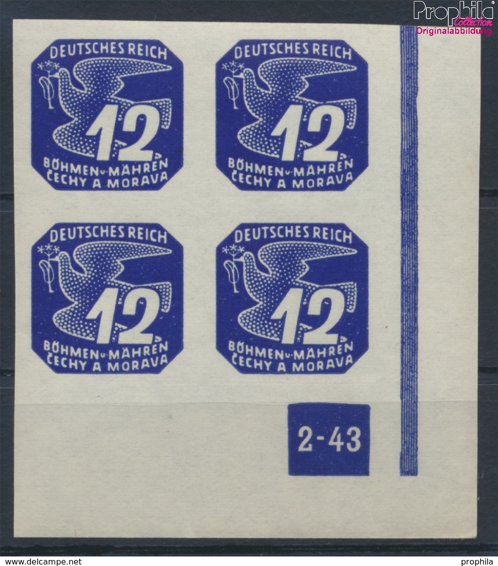 Böhmen Und Mähren 122 Mit Plattennummer Postfrisch 1943 Zeitungsmarken (9310275 - Nuevos
