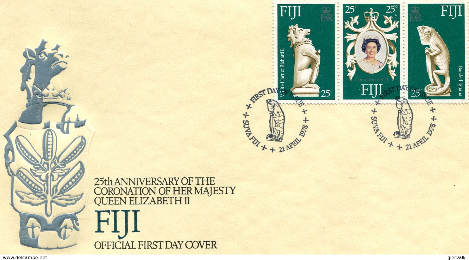 FIJI 1978 FDC With LIZARD.BARGAIN.!! - Andere & Zonder Classificatie