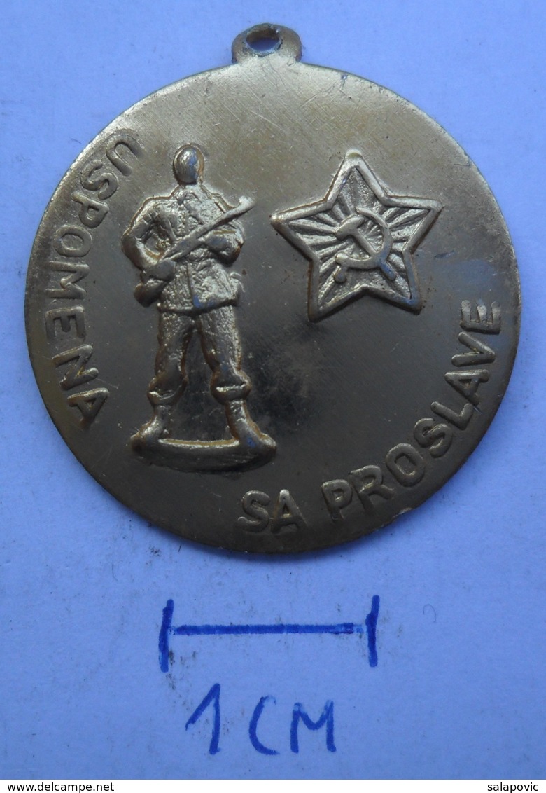 MEDAL Yugoslavia JNA ARMY USPOMENA SA PROSLAVE   KUT - Sonstige & Ohne Zuordnung