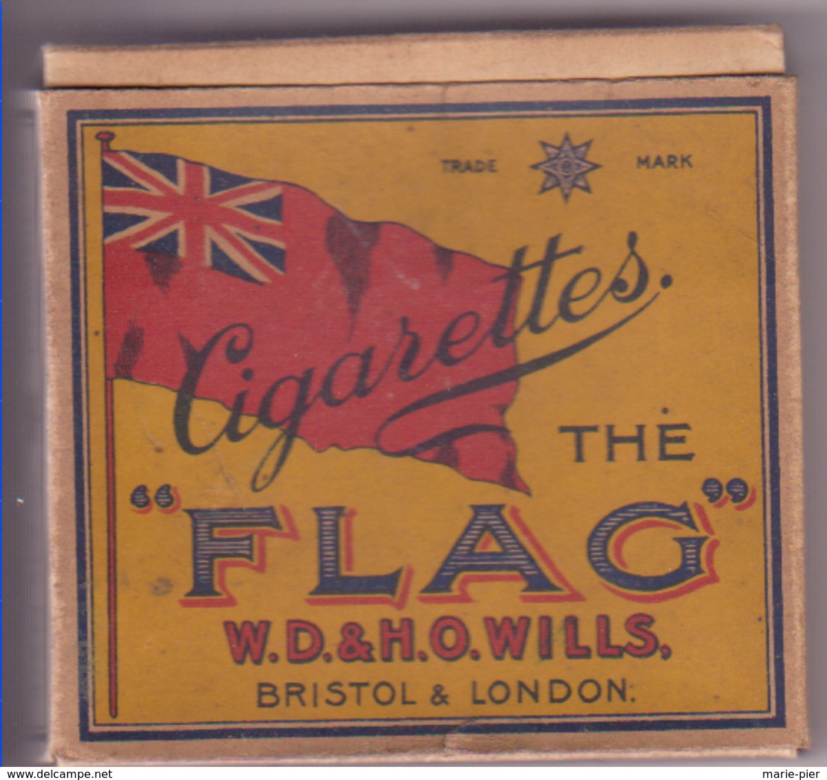 Paquet 20 Cigarettes "the FLAG" - Contenitori Di Tabacco (vuoti)