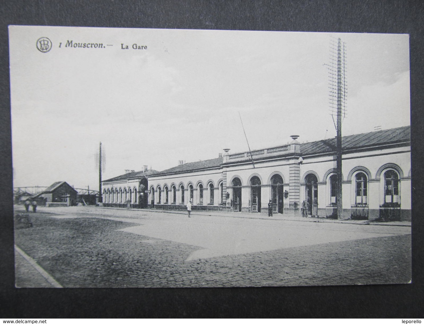 AK MOUSCRON Ca.1915 La Gare Bahnhof // D*38119 - Mouscron - Moeskroen