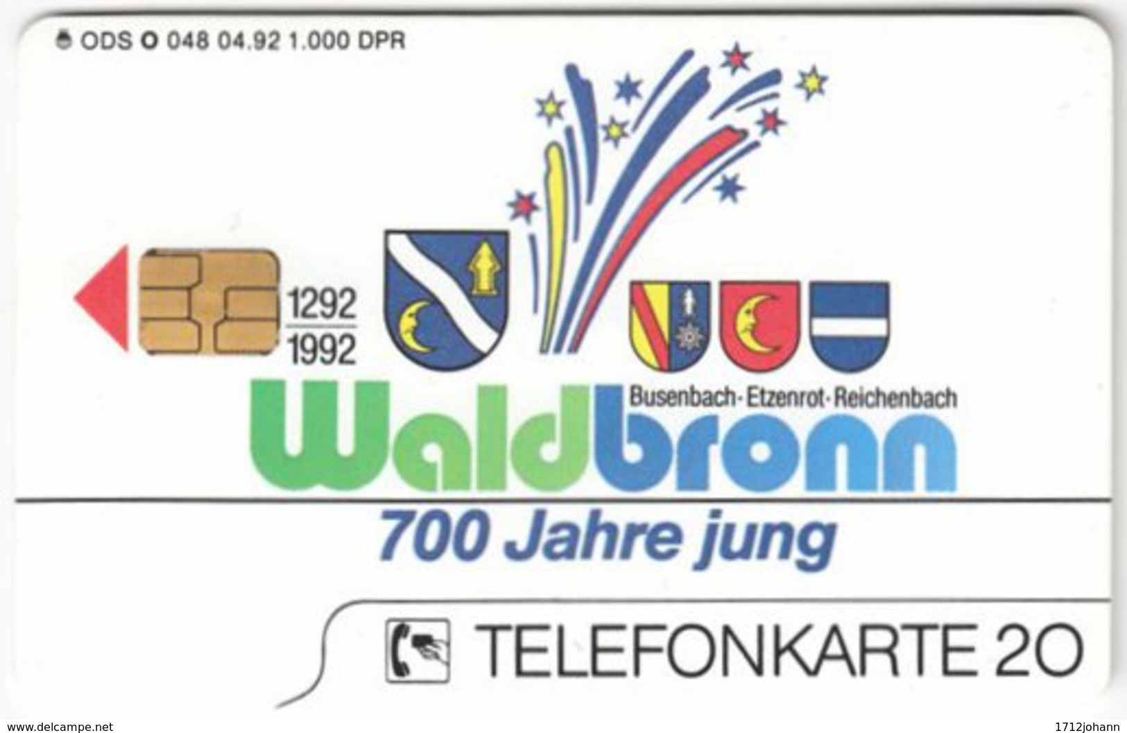 GERMANY O-Serie A-973 - 048 04.92 - MINT - O-Series: Kundenserie Vom Sammlerservice Ausgeschlossen