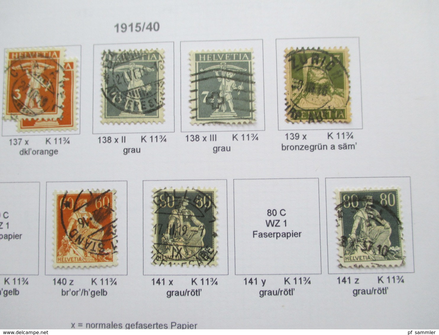 Schweiz Sammlung ab 1862 - 1999 gestempelt / vereinzelt * Angangs auch mit Farben / Typen! Saubere Stempel!!