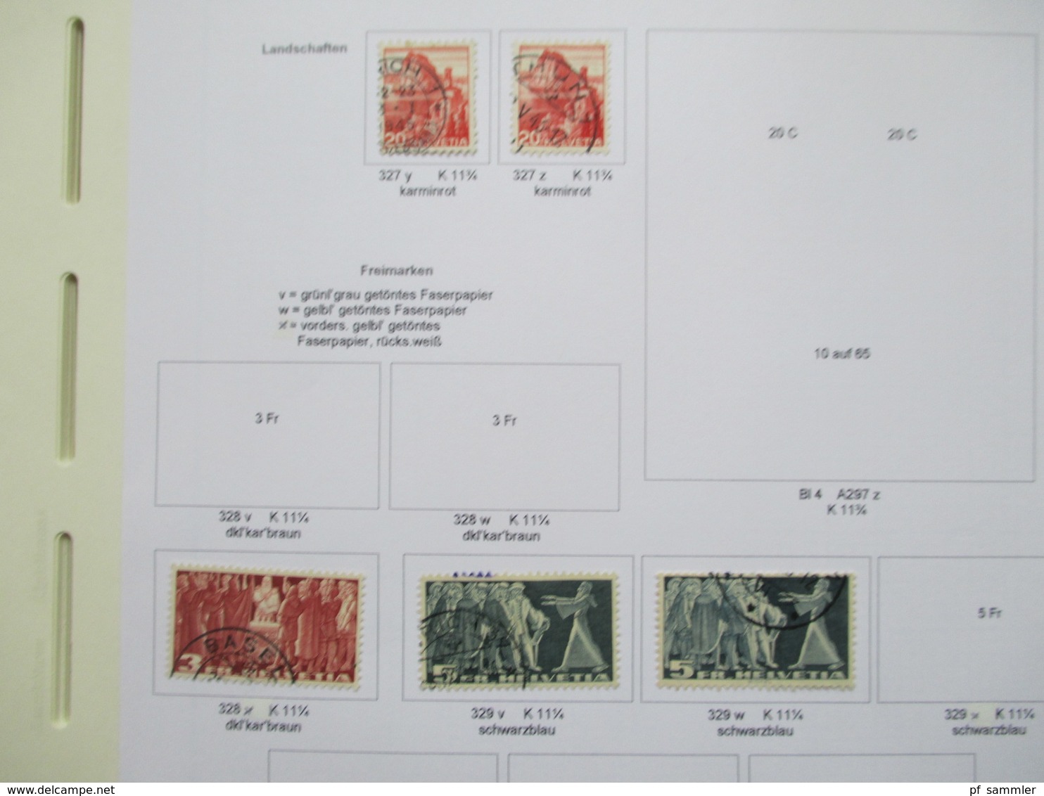 Schweiz Sammlung ab 1862 - 1999 gestempelt / vereinzelt * Angangs auch mit Farben / Typen! Saubere Stempel!!