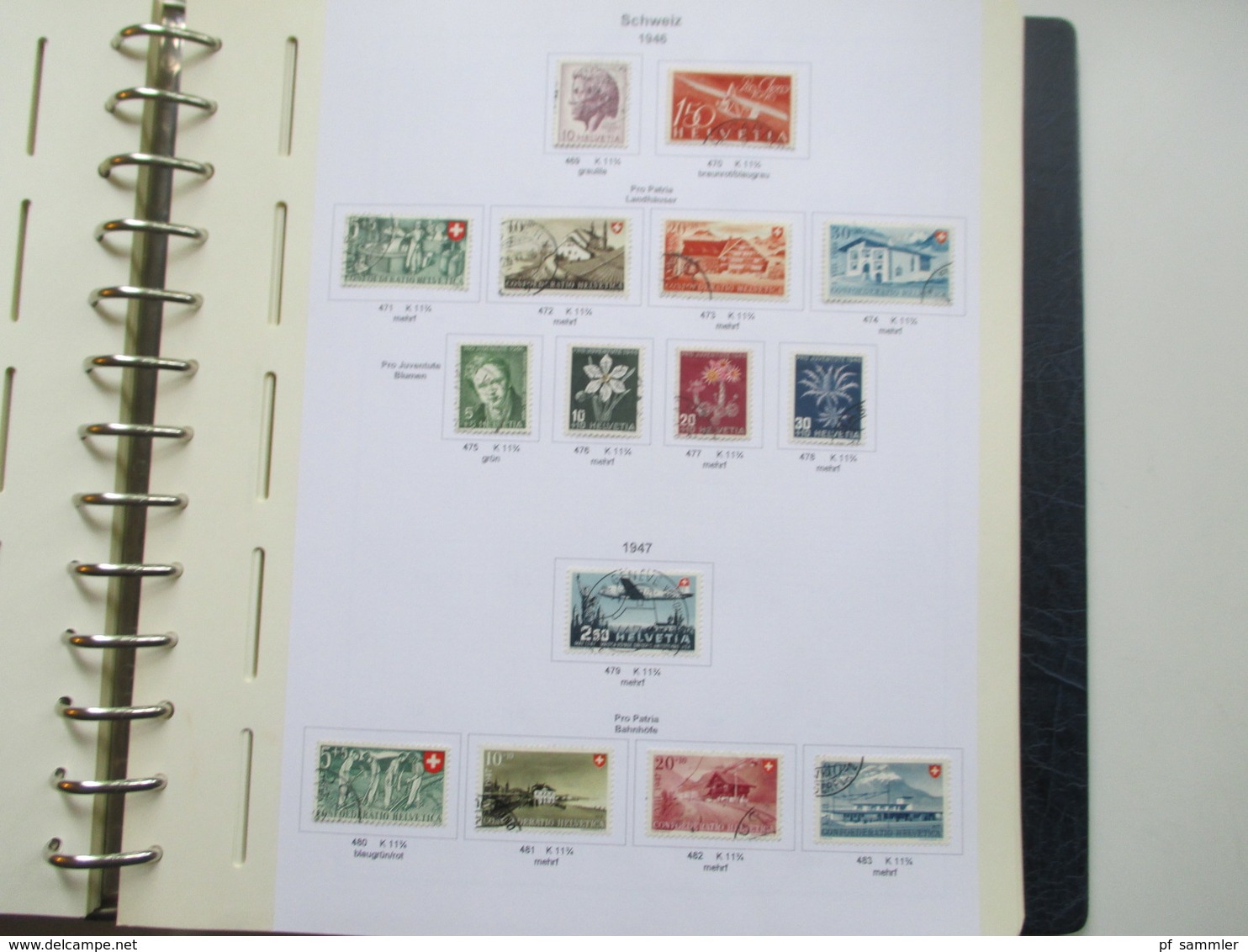 Schweiz Sammlung ab 1862 - 1999 gestempelt / vereinzelt * Angangs auch mit Farben / Typen! Saubere Stempel!!