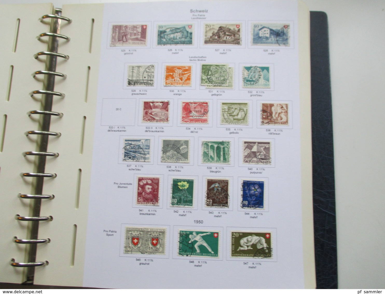 Schweiz Sammlung ab 1862 - 1999 gestempelt / vereinzelt * Angangs auch mit Farben / Typen! Saubere Stempel!!