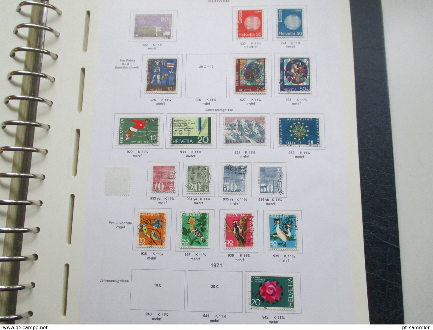 Schweiz Sammlung ab 1862 - 1999 gestempelt / vereinzelt * Angangs auch mit Farben / Typen! Saubere Stempel!!