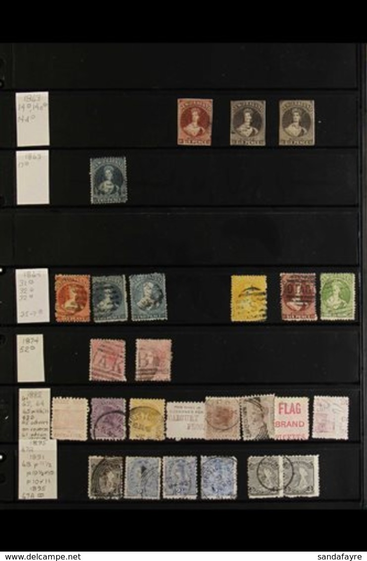 NEW ZEALAND & DEPENDENCIES MINT & USED COLLECTION In An Album, Interesting, All Different Ranges, We See Small QV Used R - Sonstige & Ohne Zuordnung