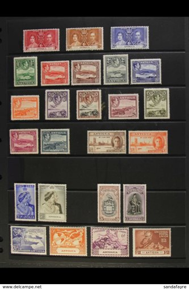 1937-1951 COMPLETE FINE MINT COLLECTION On A Stock Page, All Different, Complete SG 95/119, Inc 1938-51 Pictorials Set,  - Autres & Non Classés