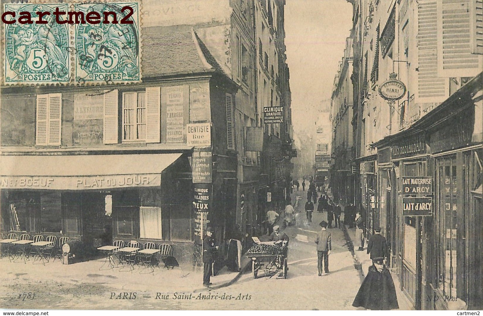 PARIS RUE SAINT-ANDRE-DES-ARTS 75 - Arrondissement: 06