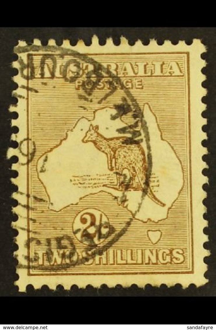 1915 2s Brown, 'Roo, Second Watermark, SG 29, Very Fine Used. For More Images, Please Visit Http://www.sandafayre.com/it - Autres & Non Classés