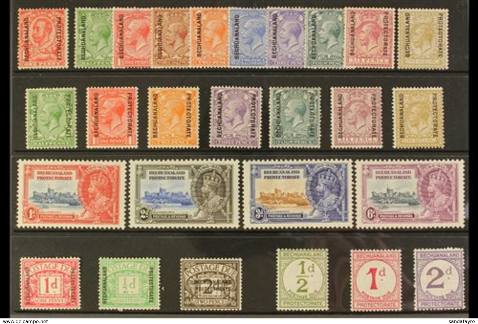 1912-36 KGV MINT SELECTION Presented On A Stock Card That Includes 1913-24 Set Of 9, 1925-27 Set Of All Values, 1935 Jub - Andere & Zonder Classificatie