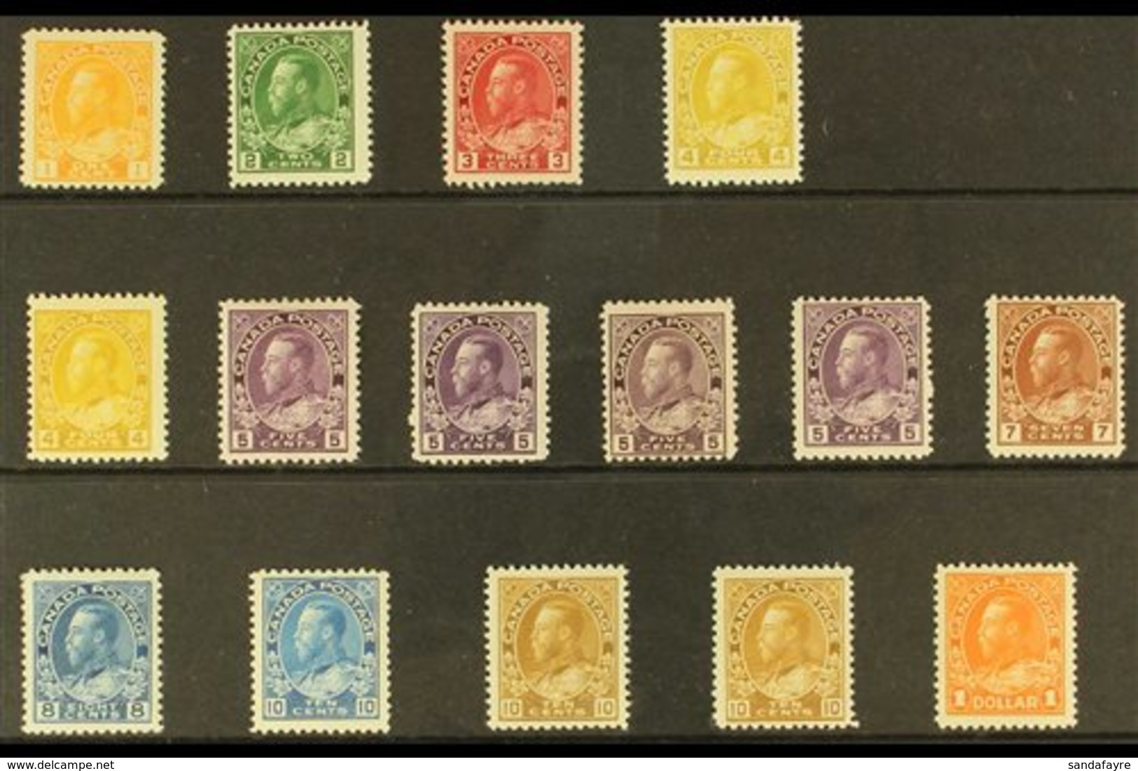 1922-31 ADMIRALS COLLECTION. A Fine Mint Collection That Includes The "Admirals" Complete "Basic" Set SG 246/55, Plus 4c - Andere & Zonder Classificatie