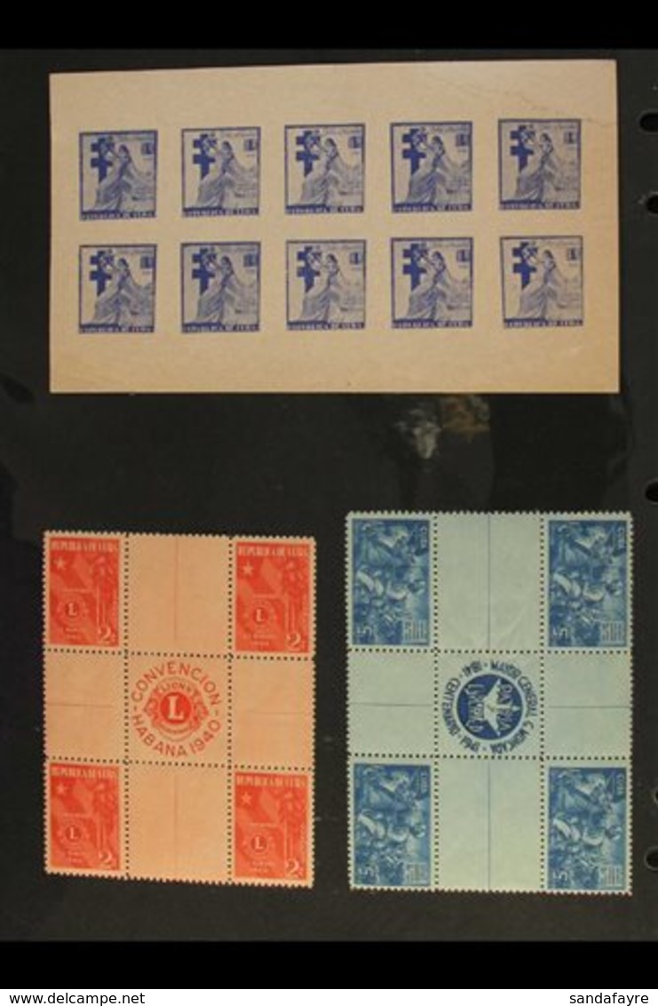 1940-1963 EXTENSIVE MINT AND USED COLLECTION Presented On A Pile Of Printed Pages, Many With No Spaces Left To Fill, A P - Otros & Sin Clasificación