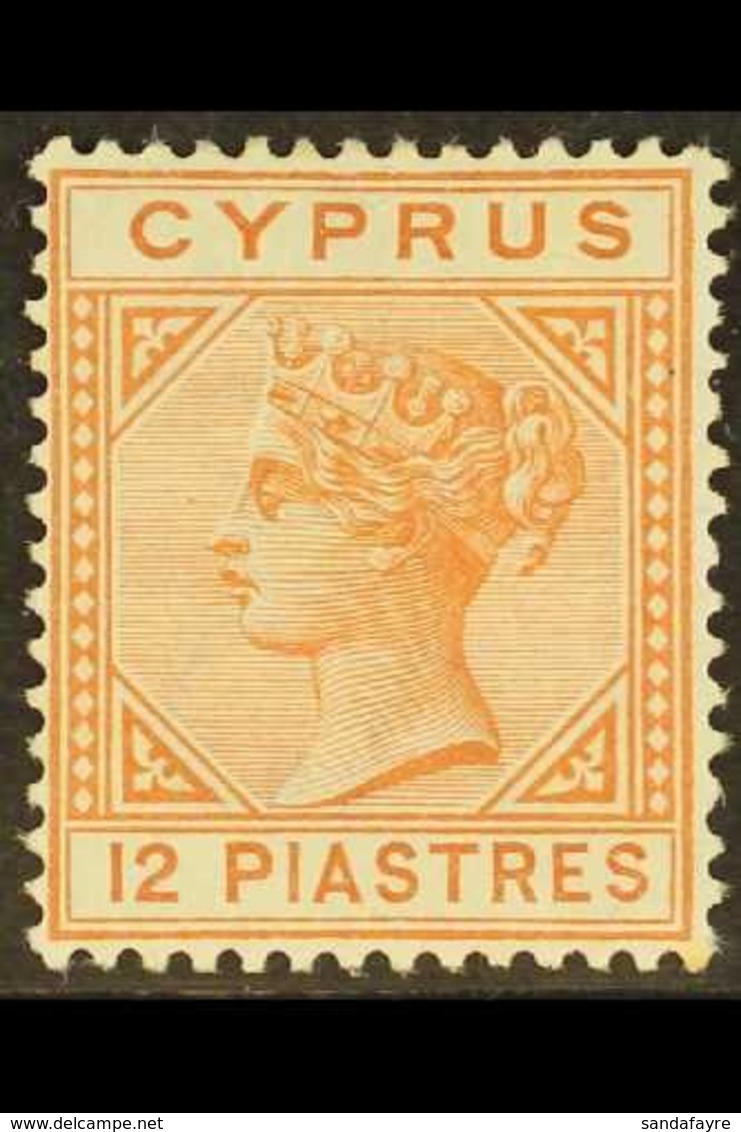 1892-94 12pi Orange Brown, Die II, SG 37, Very Fine Mint. For More Images, Please Visit Http://www.sandafayre.com/itemde - Andere & Zonder Classificatie