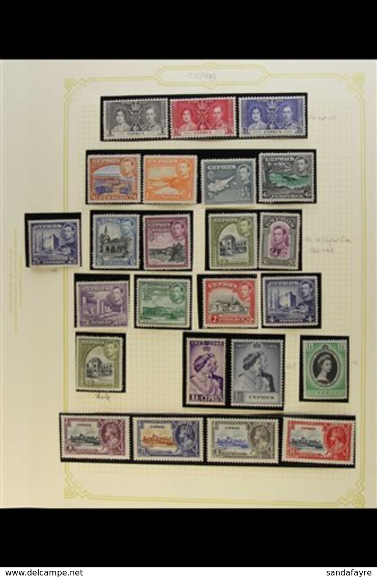 1935-1984 FINE MINT COLLECTION On Leaves, ALL DIFFERENT, Inc 1935 Jubilee Set, 1938-51 Pictorials Most Vals To 90pi Inc  - Autres & Non Classés