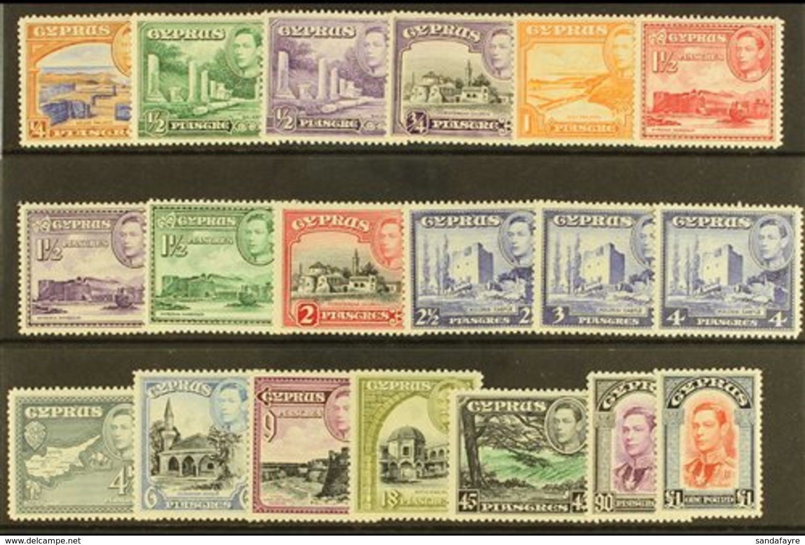 1938-51 Pictorial Definitive Set, SG 151/63, Never Hinged Mint (19 Stamps) For More Images, Please Visit Http://www.sand - Other & Unclassified
