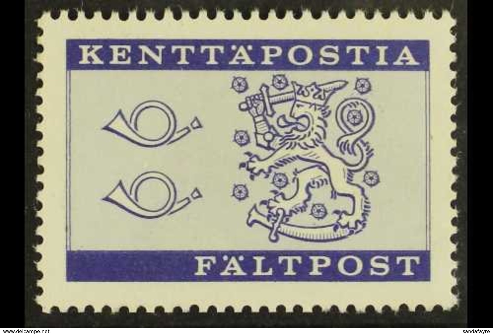 MILITARY FIELD POST (-) Bluish Violet (Michel 8, SG M688, Facit F.8), Fine Never Hinged Mint, Fresh. For More Images, Pl - Andere & Zonder Classificatie