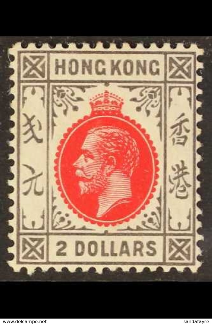 1921-37 $2 Carmine Red & Grey Black, Script CA Wmk, SG 130, Very Fine Mint For More Images, Please Visit Http://www.sand - Other & Unclassified
