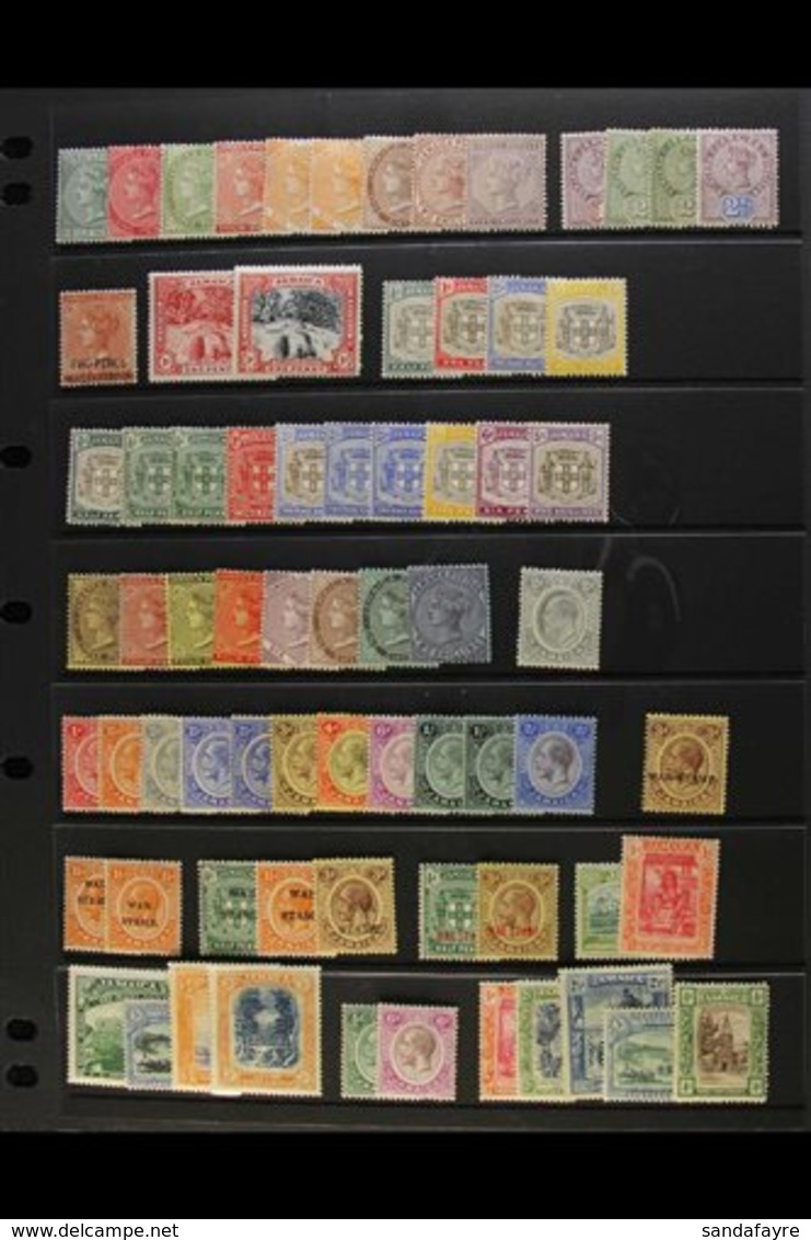 1883-1962 MINT COLLECTION Incl. 1883-92 1d Rose, Others To 2s And 5s, 1889-91 Set, 1890 2½d On 4d, 1900-01 Both 1d, 1903 - Jamaïque (...-1961)