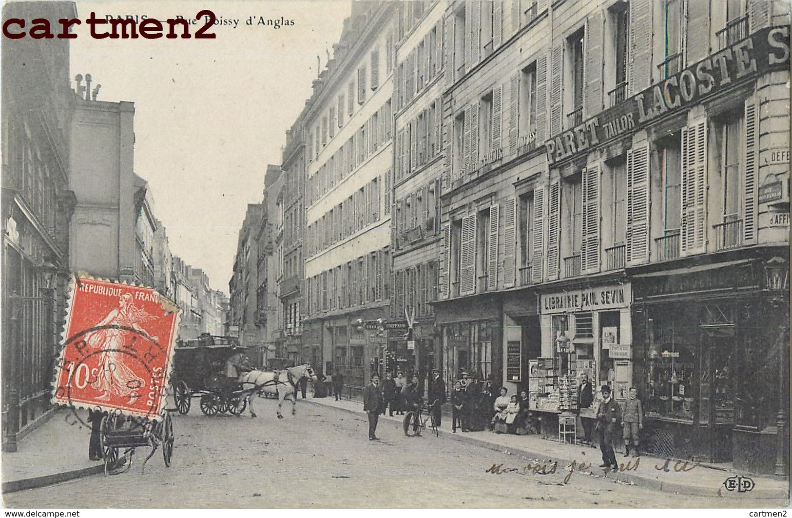 PARIS RUE BOISSY D'ANGLAS 75 - Arrondissement: 08