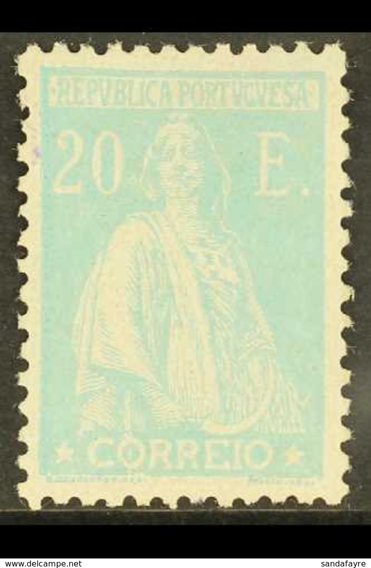 1924 20E Turquoise Blue "Ceres", Perf 12 X 11½, SG 577, Michel & Afinsa 298, Fine Mint. For More Images, Please Visit Ht - Sonstige & Ohne Zuordnung