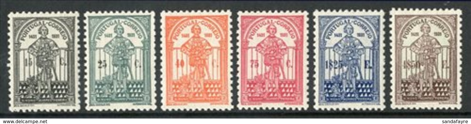 1931 Nuno Alvares Set Complete, SG 859/864, Very Fine Well Centered Mint. (6 Stamps) For More Images, Please Visit Http: - Other & Unclassified