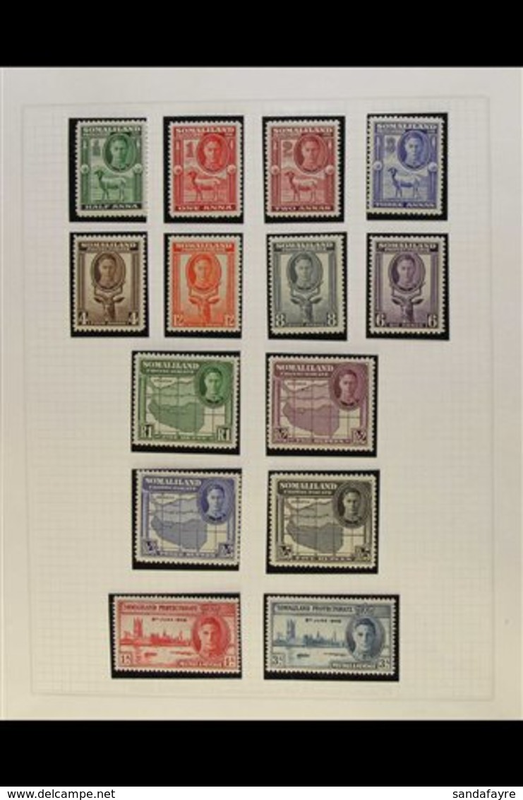 1942-1960 COMPLETE VERY FINE MINT A Delightful Complete Run From SG 105 Through To SG 152, Virtually All NEVER HINGED In - Somaliland (Protectoraat ...-1959)