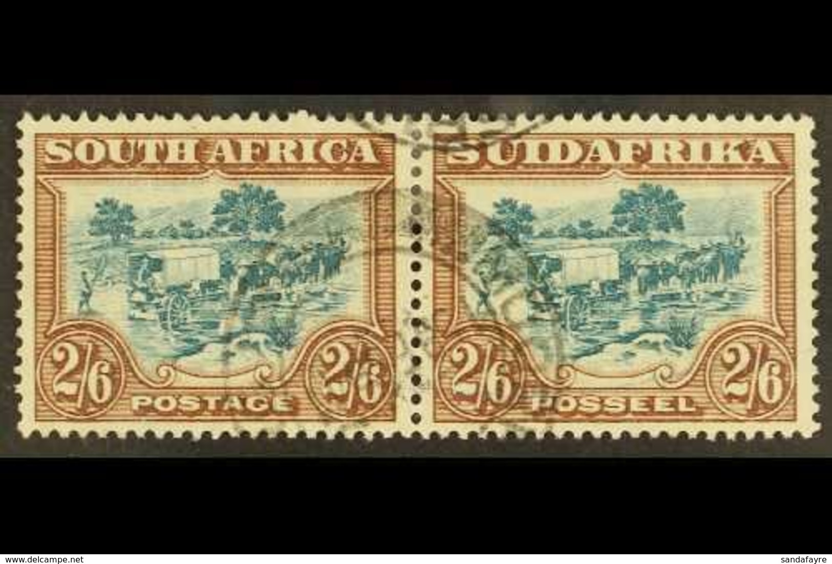 1930-45 2s6d Blue-green & Brown, SG 49, Very Fine Used, 1941 Dated Postmark. For More Images, Please Visit Http://www.sa - Ohne Zuordnung