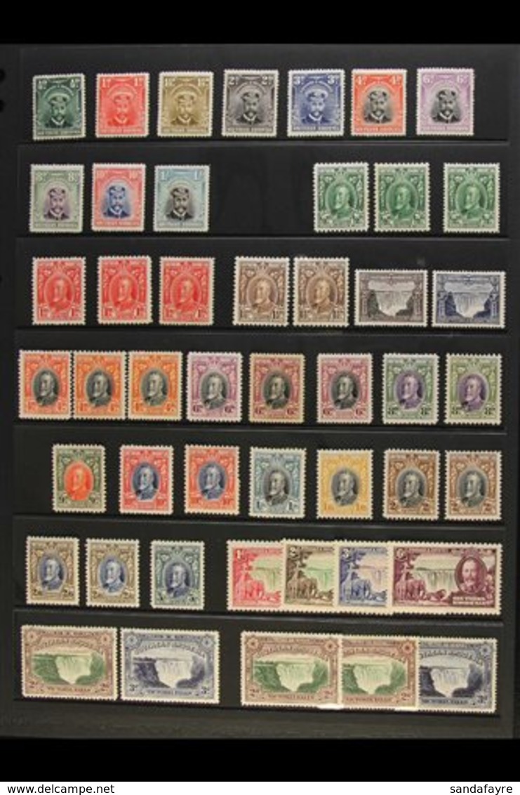 1924-37 ALL DIFFERENT MINT COLLECTION Includes 1924-29 Set To 1s, 1931-37 Definitive Set Complete, SG 15/27, Plus Many O - Rhodésie Du Sud (...-1964)