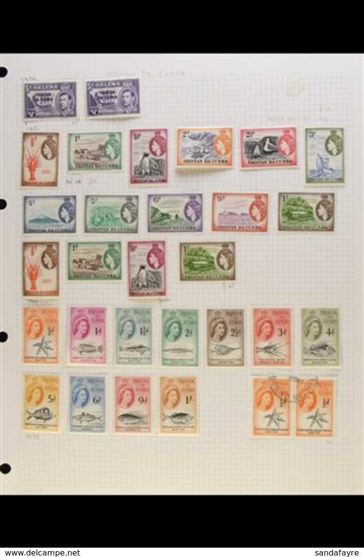 1952-2005 COLLECTION. A Mint & Used (mainly Mint) Range With Some Duplication (mainly As Multiples) Presented On Album P - Tristan Da Cunha