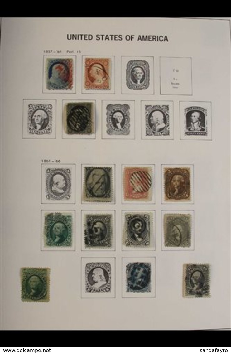 1851-1944 OLD TIME COLLECTION. CAT £3500+ A Clean And Attractive Mint & Used Collection (mostly Used) Presented In A DAV - Andere & Zonder Classificatie