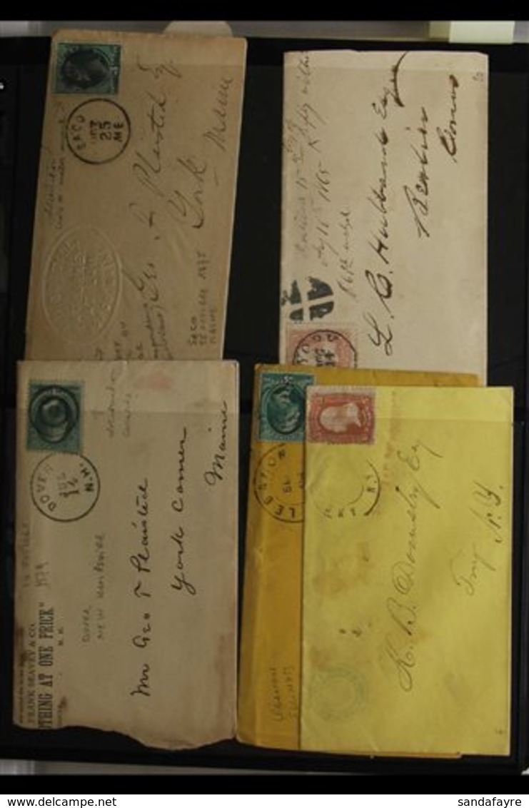 POSTAL HISTORY & COVERS FOUR VOLUME COLLECTION Of Postal History & Assorted Covers, We See First Day Covers, Postal Stat - Autres & Non Classés