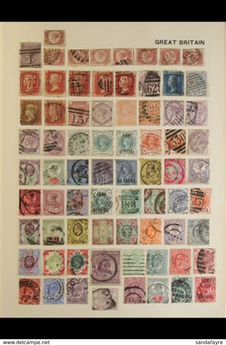 1841-1973 INTERESTING OLD COLLECTION. An "Old Time" Mint & Used Collection, Somewhat Haphazardly Presented In A Spring B - Andere & Zonder Classificatie