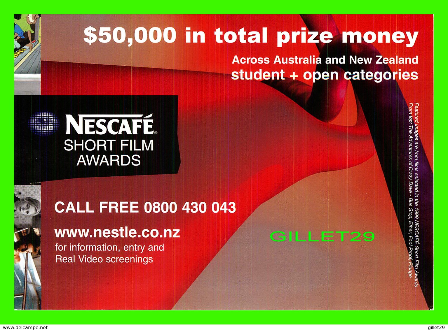 ADVERTISING, PUBLICITÉ - NESCAFÉ SHORT FILM AWARDS 1999 - NESTLÉ AUSTRALIA LTD - - Publicité