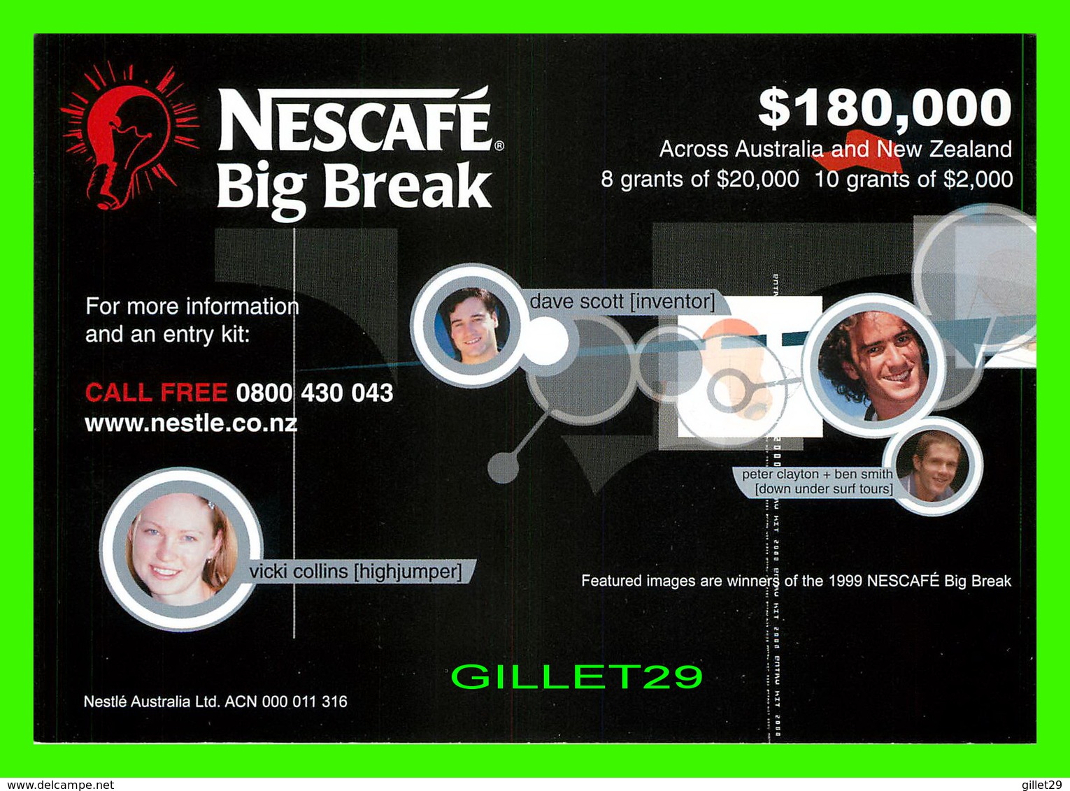 ADVERTISING, PUBLICITÉ - NESCAFÉ SHORT FILM AWARDS 1999 - NESTLÉ AUSTRALIA LTD - - Publicité