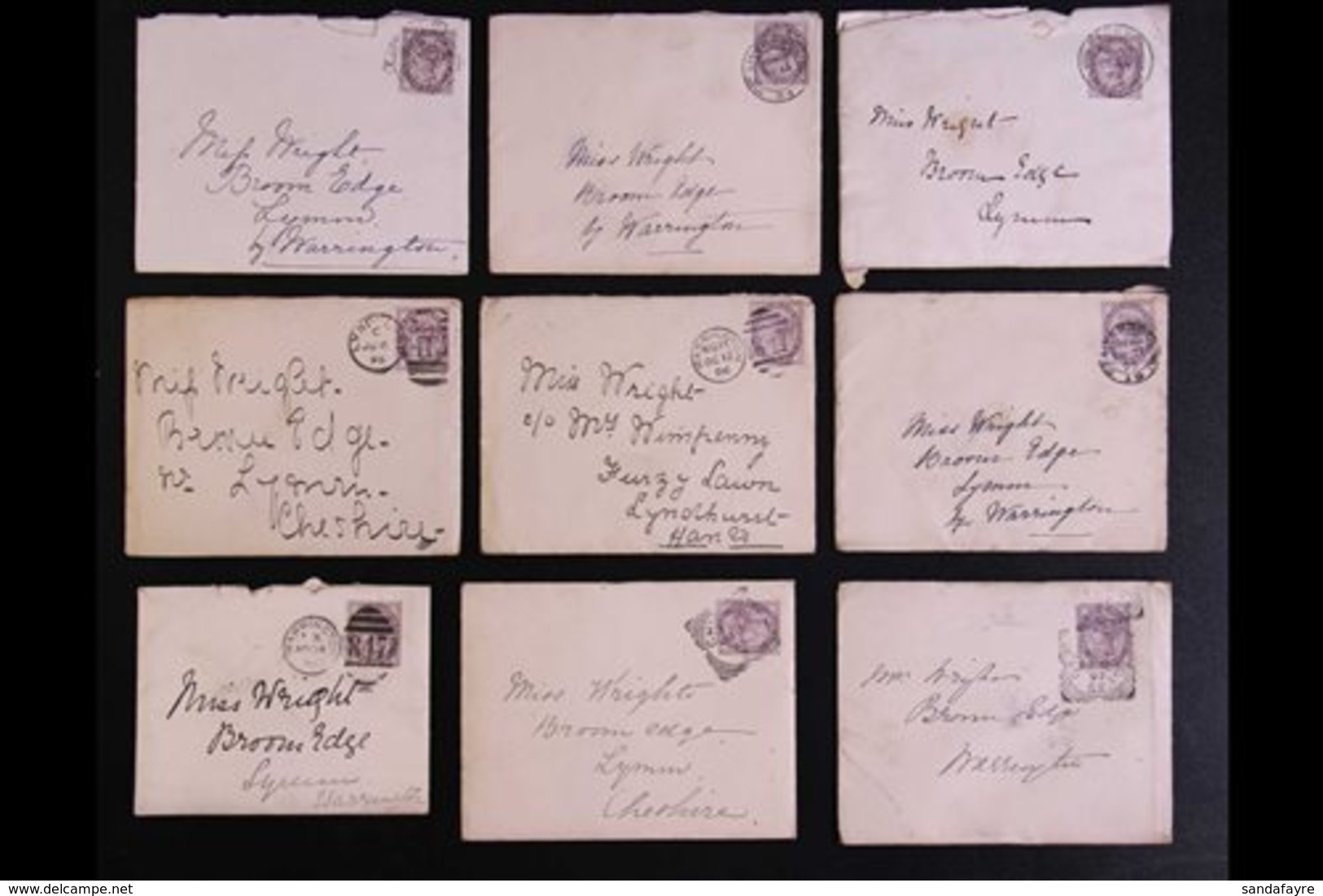 A VICTORIAN DOCTOR'S CORRESPONDENCE. 1887-1900. A Fascinating Accumulation Of Covers, Most Containing Their Original Let - Other & Unclassified