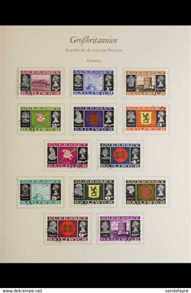 1965-83 CHANNEL ISLANDS AND ISLE OF MAN COLLECTION An Attractive Very Fine Used Collection Presented In A Pair Of Matchi - Andere & Zonder Classificatie