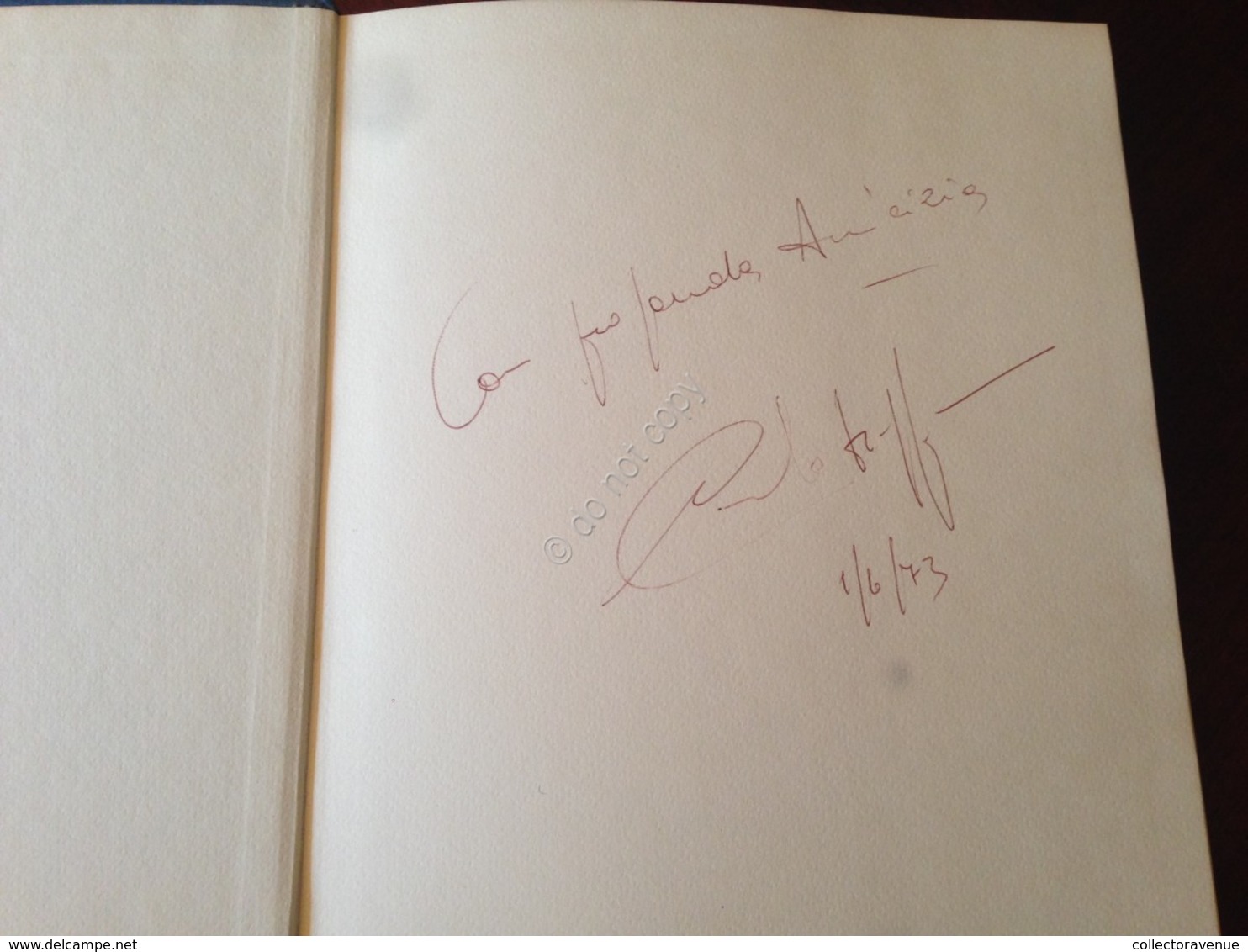 Dalle Nuvole Oggi Carlo Kauffman Ed Virgilio 1973 Con Dedica E Firma Autore - Non Classificati