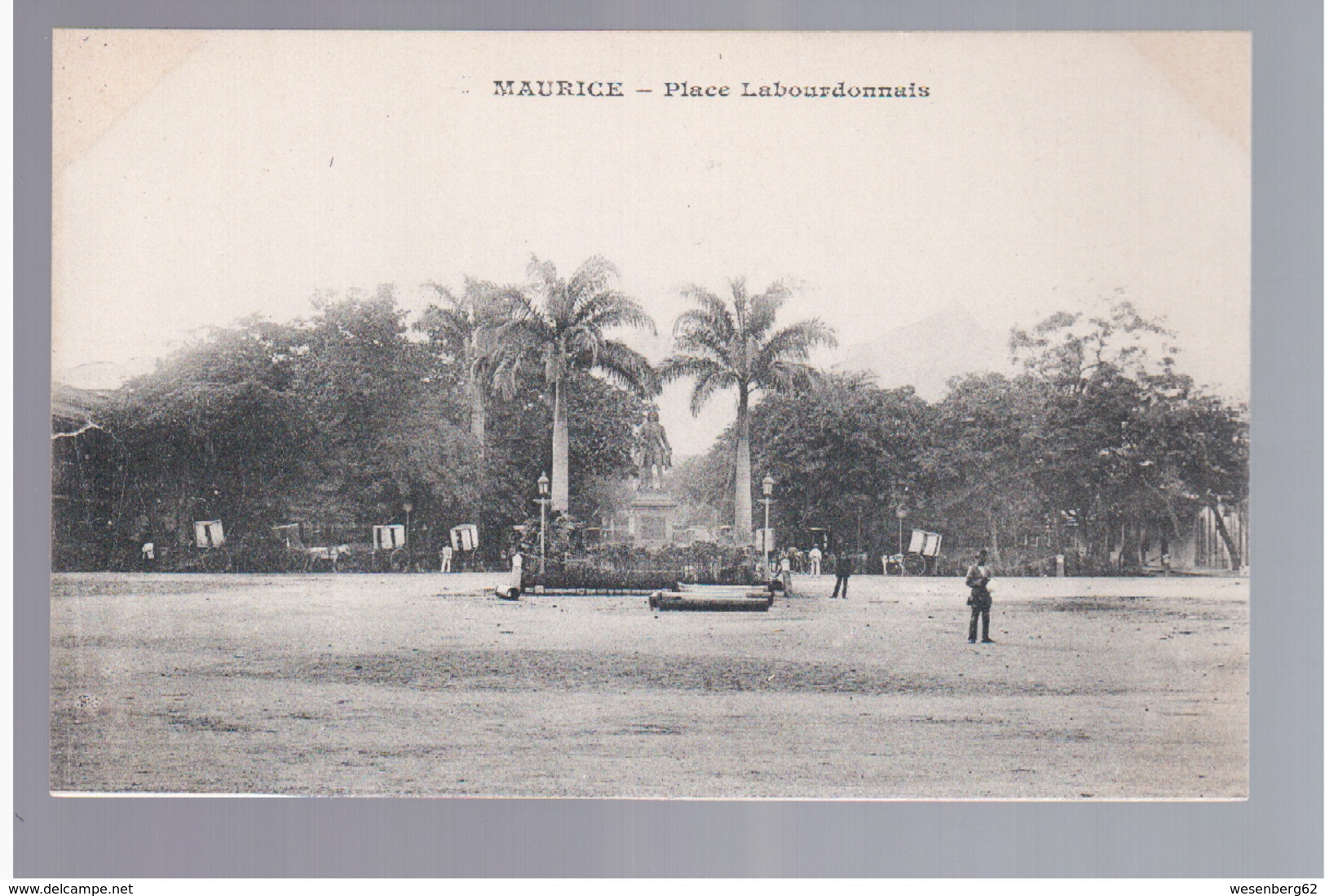 MAURITIUS MAURICE Place Labourdonnais  Ca 1910 OLD POSTCARD - Maurice